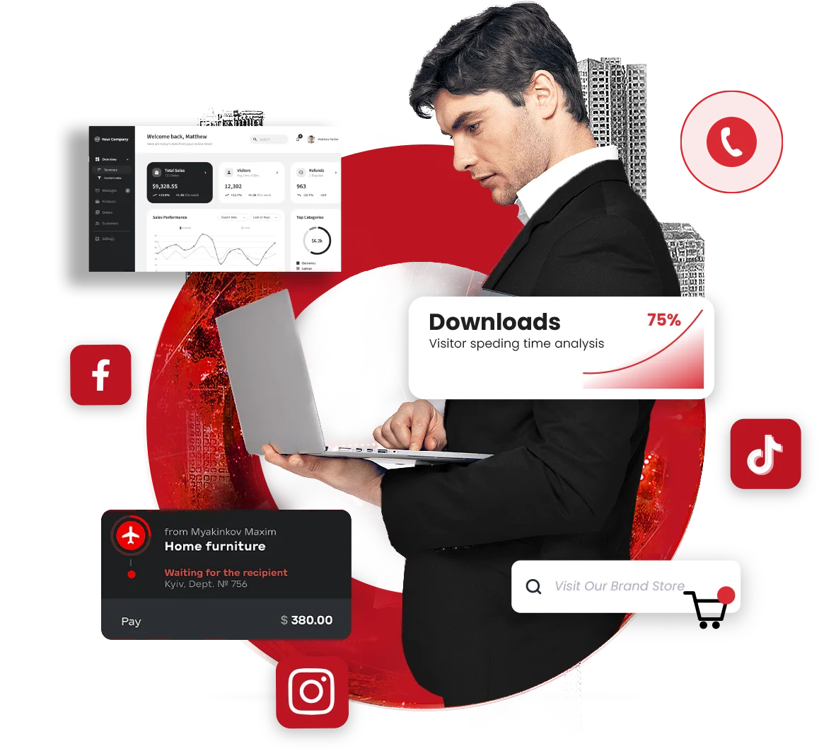 Niqnex-brand-identity-worldwide-services-provider branding service for international brands with "huamn intelligence + AI-powered digital marketing strategy by Niqnex"