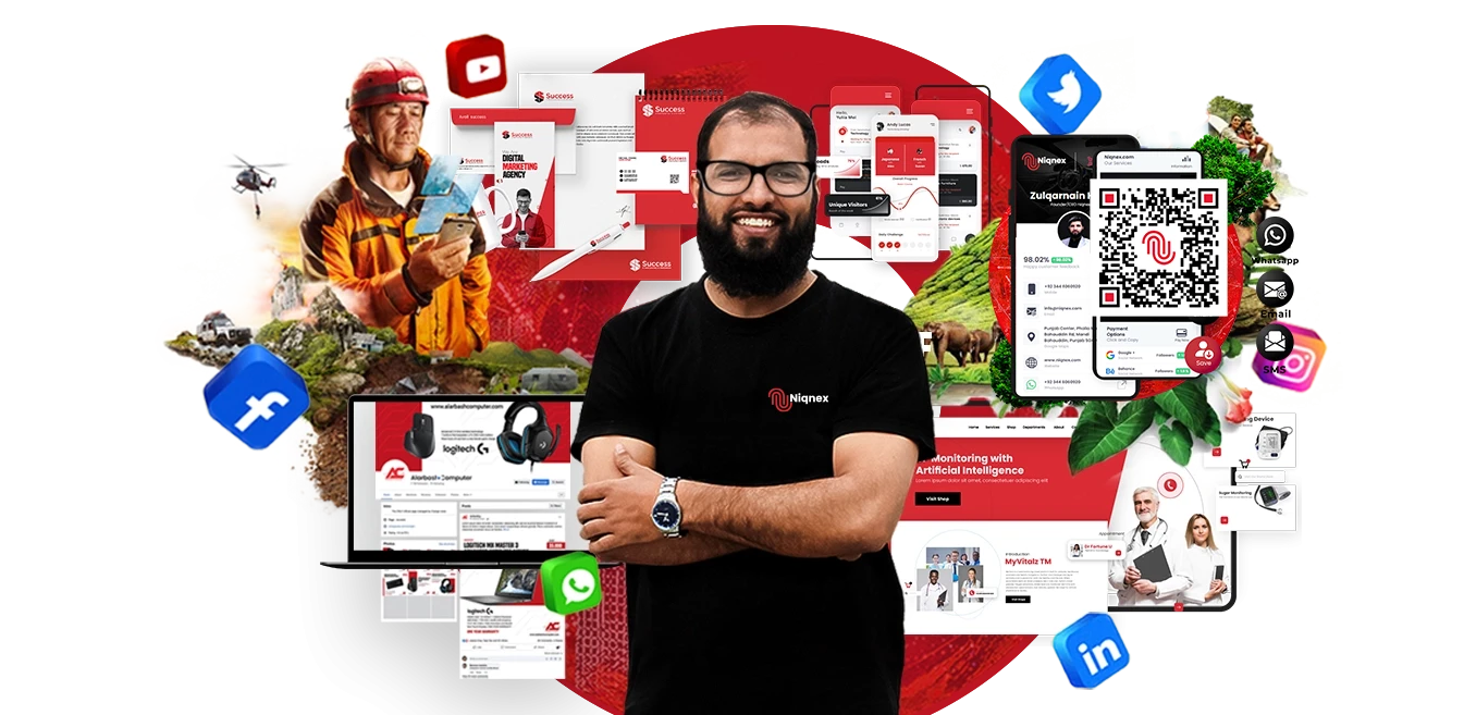 Niqnex digital branding and marketing agency in Pakistan serving clients globally